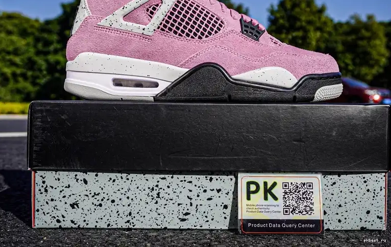 Jordan TO 4 READY PK RETAIL SHIP “Orchid” Air MATERIALS Jordan GOD 0504